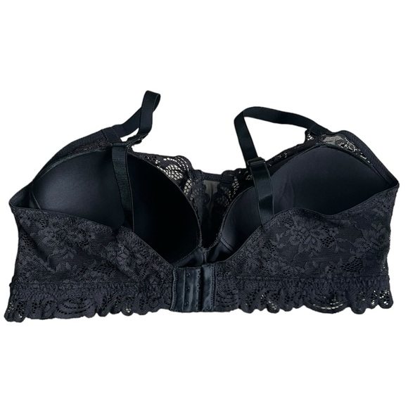 Bali Lace Desire Wireless Bra Size Large Black Lightly Lined - Picture 3 of 6